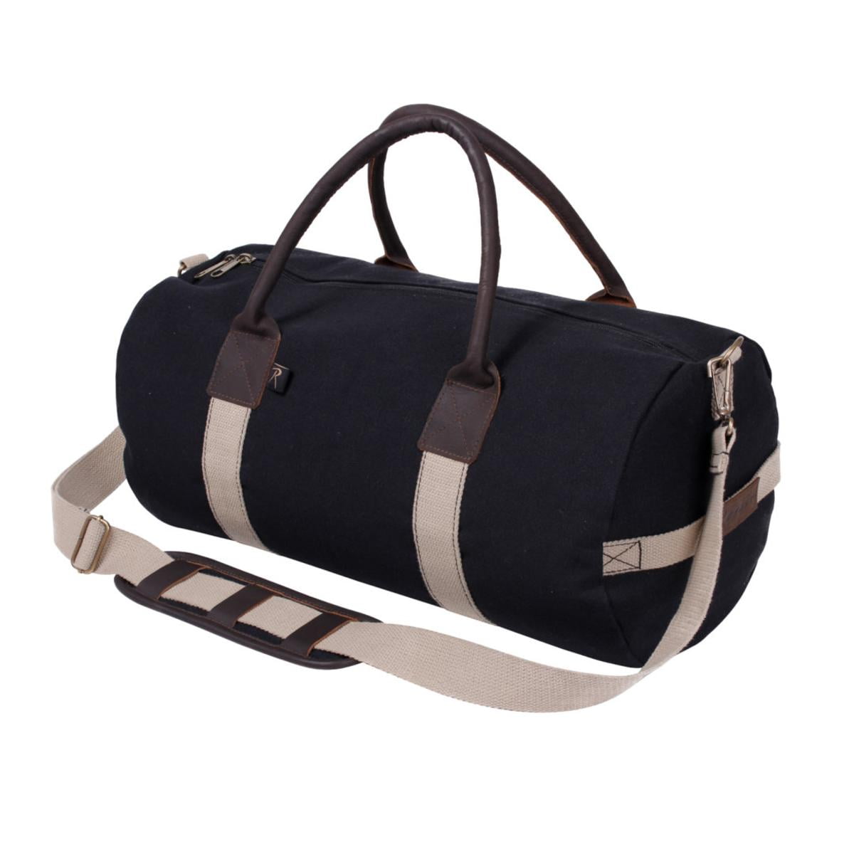 Canvas Shoulder Strap Bag 19" Duffle Gym Travel Carry Handles Eco Friendly 
