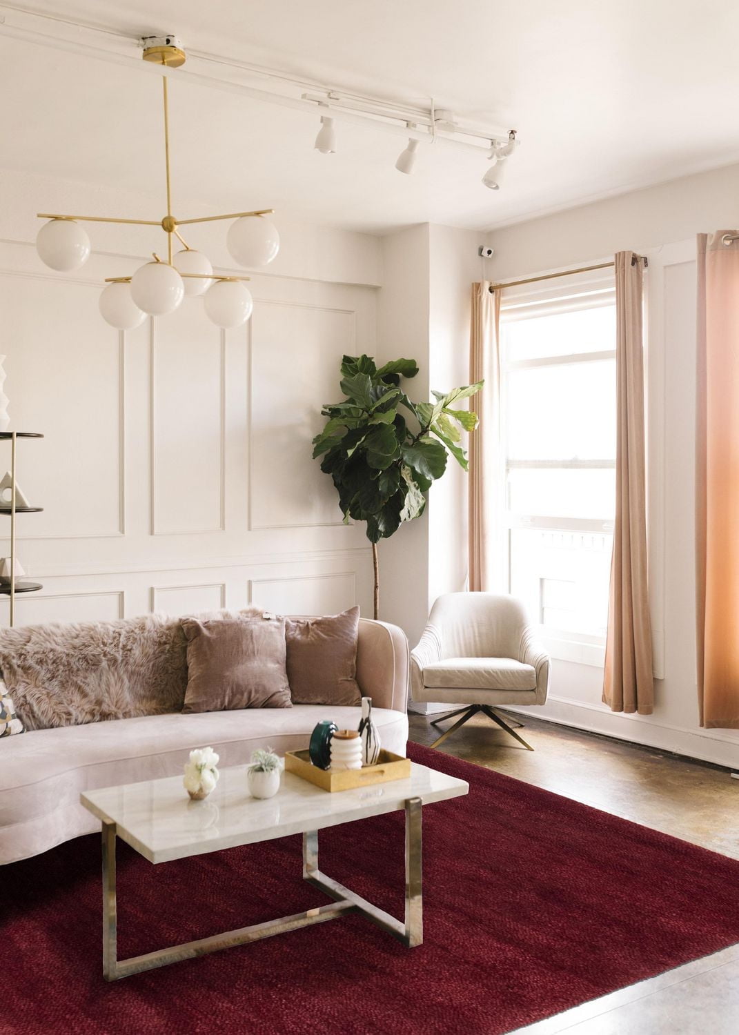 Tapis ECARPETGALLERY Sienna Dark Rouge 5'0" x 7'10"