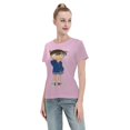 thumbnail image 4 of T-Shirt Basique à Manches Courtes pour Femmes Detective Conan Conan, 4 of 6