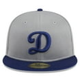 thumbnail image 2 of Men's New Era  Gray Los Angeles Dodgers 2025 Batting Practice 59FIFTY Fitted Hat, 2 of 6