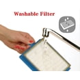 thumbnail image 3 of Paquete de 2 filtros HEPA de repuesto para aspiradora Electrolux H12 EL4100 EL6986A EL4050 ZE346B ZUA3840P ZTI7635 Fason WLJ-3043, 3 of 5