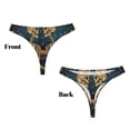 thumbnail image 3 of Fotbe Romantic Skeletons Under Moon Tanga Sin Costuras para Mujer con Estampado – Panties Invisibles, Transpirables y Cómodos para Uso Diario-Small, 3 of 6