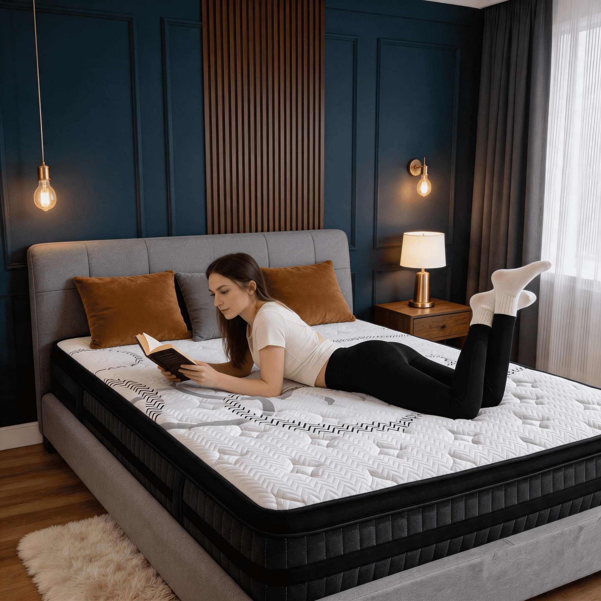 Kizreo 12 inch Full Mattress, Hybrid Extra Firm Mattresses with Cooling Gel Memory Foam in a Box, OEKO-TEX and CertiPUR-US Certified