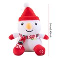 thumbnail image 3 of TOYOUME Snowman Plush Cloth Doll Pillow, Soft Stuffed Christmas Figurine, 9.45 Inches, 1-Piece, for Mantel Tree or Holiday Gift, B, 3 of 8