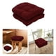 thumbnail image 5 of Cojín de asiento, comedor, cocina, jardín, silla, cojines de asiento, parte Vino rojo Zulema cojines de asiento con mechones, 5 of 7