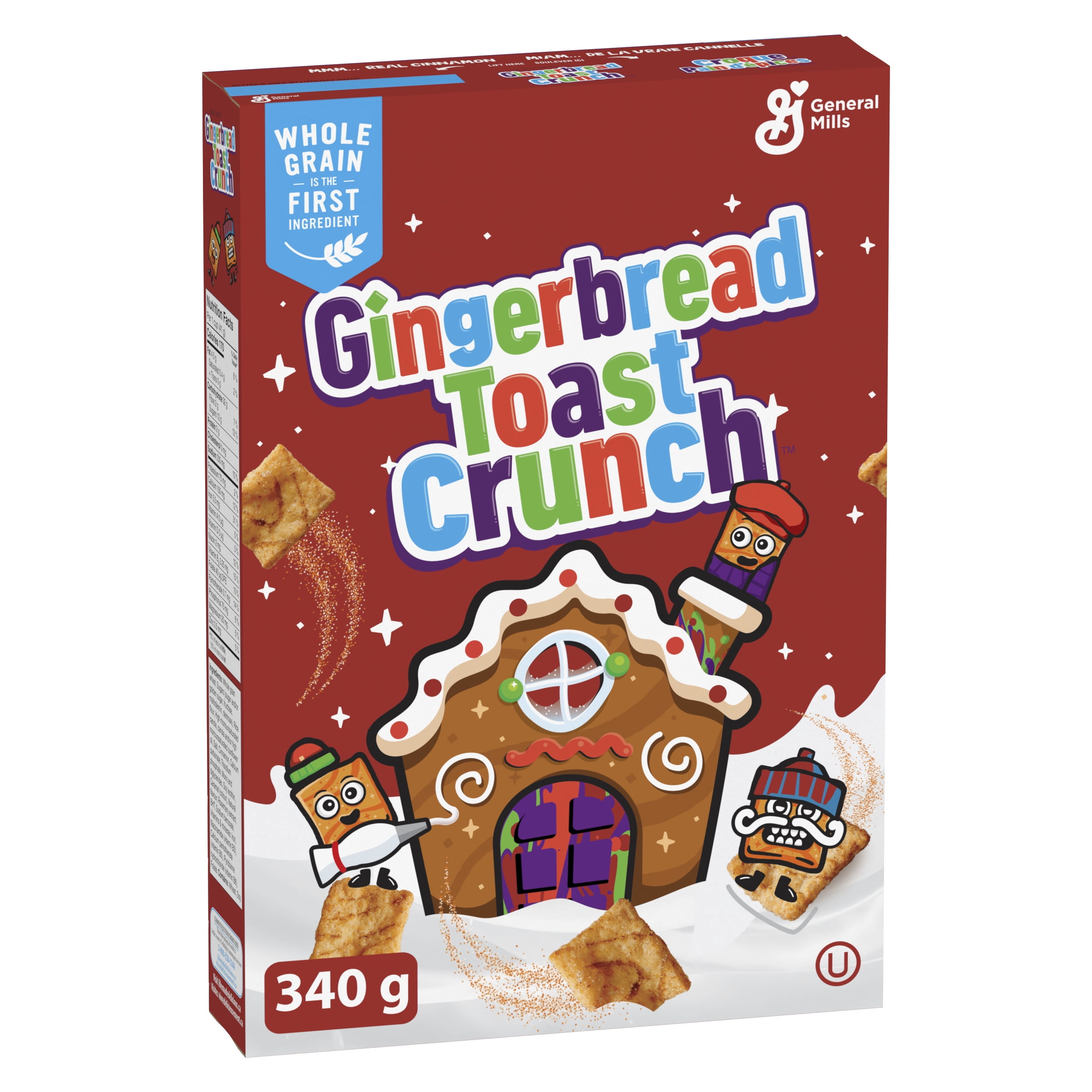 Gingerbread Toast Crunch Cereal, 340g