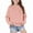 Pink, variant on Bnwani Sweatshirt for Girls Long Sleeve Sweatshirt Plain Pullover