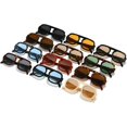 thumbnail image 5 of Retro Square Sunglasses Women Fashion Gradient Shades UV400 Men Punk Blue Green Sun Glasses, 5 of 5