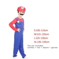 thumbnail image 3 of Disfraz de Mario para cosplay, disfraz de Super Brother Bros, disfraz de fantasía, disfraz de carnaval y Halloween, 3 of 5