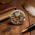thumbnail image 5 of 250th Anniversary Commemorative Decor, Iron Patriotic Medal – 1.5 Inch, for Independence Celebrations, Collectibles, Gifts – Multicolor, 5 of 6