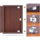 thumbnail image 5 of 10-Pack Double Roller Latch Cabinet Door Latches with Spear Strike for Cabinet Closet Doors, Silver, 5 of 5