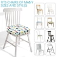 thumbnail image 3 of Dznils Toddler Booster Seat for Dining Table, with Safety Buckles, Non-Slip Bottom, White Airplane, 3 of 13