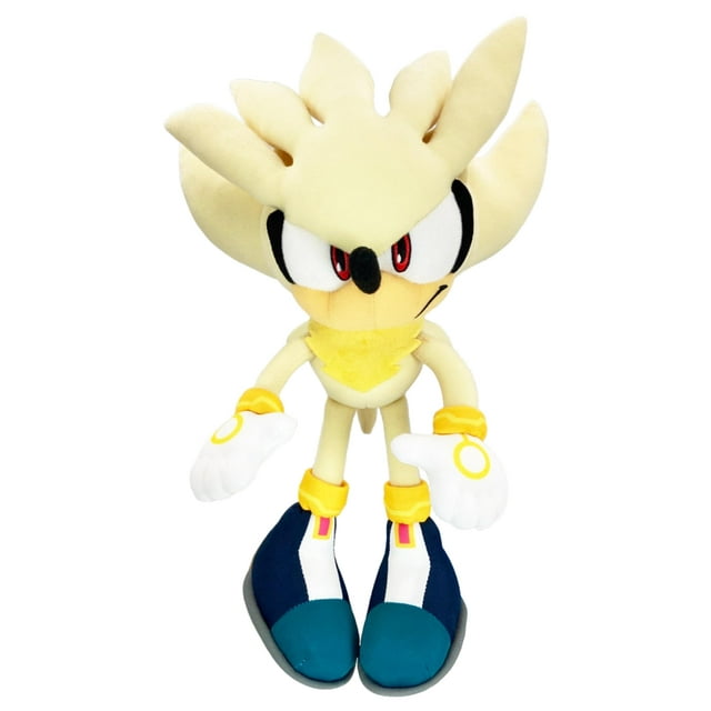 Peluche Sonic The Hedgehog de Great Eastern Entertainment, superplateado, 25 cm