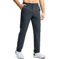 Men's Golf Pants Stretch Work Dress Comfy Pants Lightweight Quick Dry Casual Slacks Trousers with Pockets
