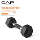thumbnail image 2 of Coated Dumbbell Weights with Padded Grip, Single, 10 LBS, 2 of 6