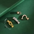 thumbnail image 4 of QQTDFG Sterling Silver Hook and Eye Push End Cap Clasp for Pearl Jumbo Necklace A5266-Silver-1 piece, 4 of 9