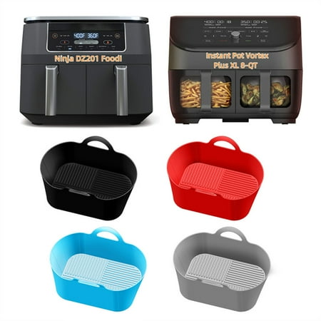 

Foldable Non-Stick Silicone Baking Tray- Air-Fryer Pot Pan Kitchen Grill Accessories for Party