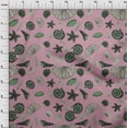 thumbnail image 4 of oneOone Polyester Spandex Dusty Purple Fabric Sea Craft Projects Decor Fabric Printed By The Yard 56 Inch Wide, 4 of 4