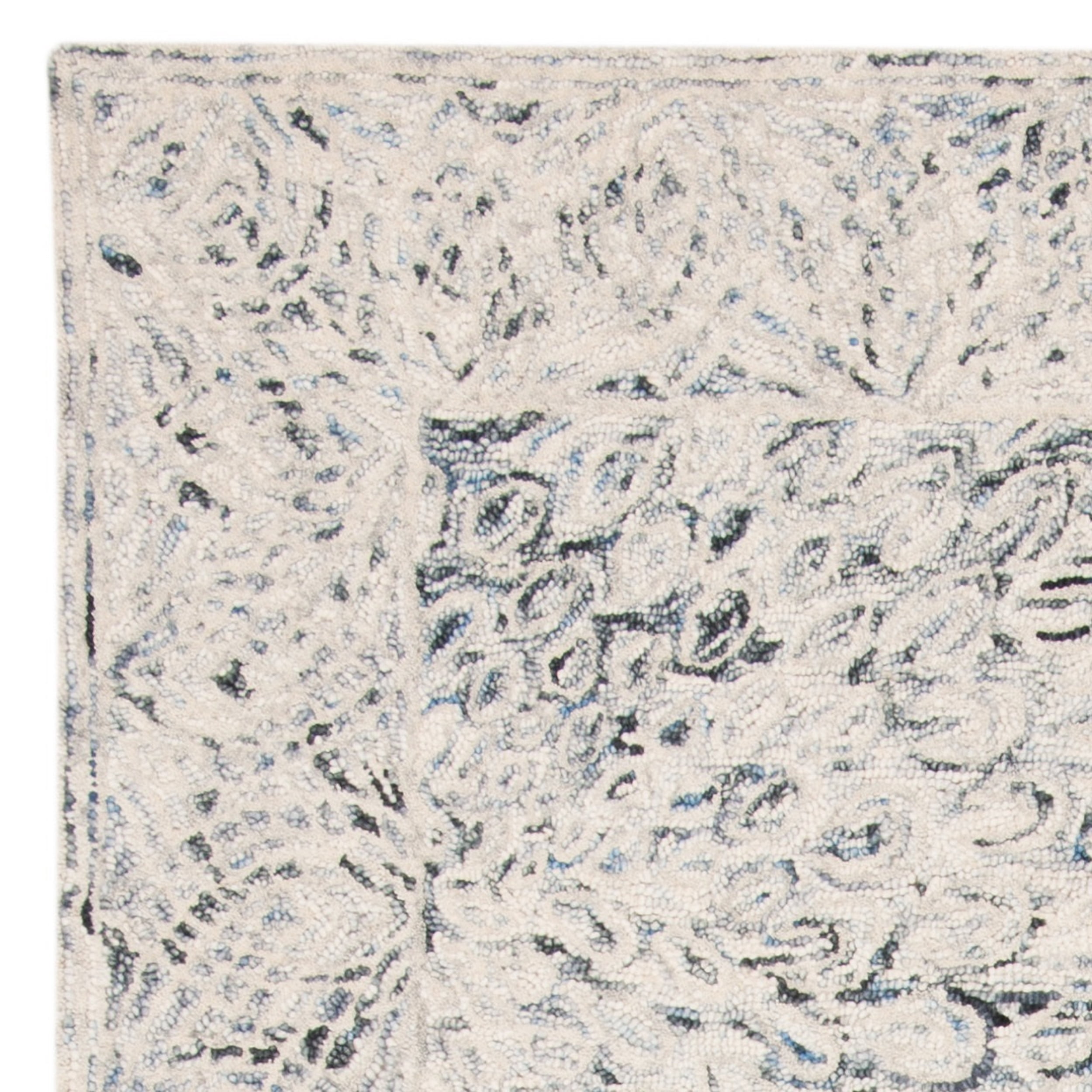 SAFAVIEH Micro-Loop Bertina Abstract Distressed Area Rug, Charcoal, 5' x 8'