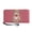 Bunny Rose Print, variant on POLERO Frog and Flower Long Wallet for Work Travel, Zip Around Phone Wristlet Handbag PU Leather Waterproof Women's Wallets