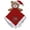 Red Bear, variant on Halloween Pumpkin 12 inch Plush Snuggle Buddy Blanket with Rattle and Embroidery&nbsp;