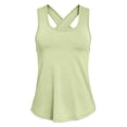 thumbnail image 5 of NMMUED Workout Shirts for Women Open Back Tank Tops Criss Cross Yoga Tees Layered Back Flowy Athletic Clothes Loose Fit Sleeveless Gym Fitness Running Activewear Green M, 5 of 6
