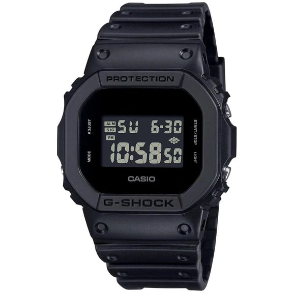Casio Men's G-Shock Blackout Digital Resin Watch - DW-5600UBB-1ER