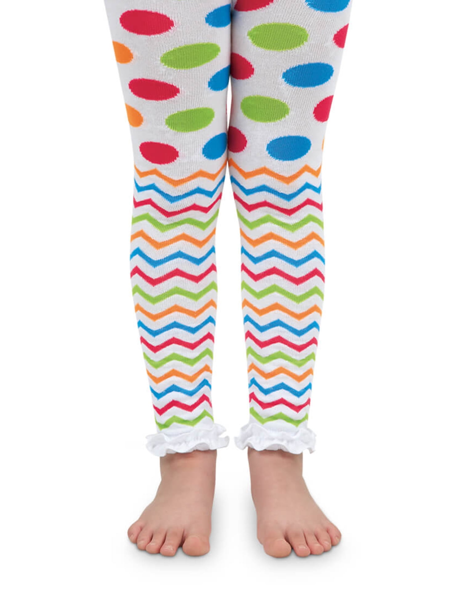 Jefferies Socks Baby Girls Big Ruffle Footless Tights