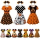 thumbnail image 2 of 2022 nuevo vestido para niñas Halloween bruja calabaza dibujos animados impresión 3D vestidos casuales ropa para niños verano princesa carnaval fiesta disfraz 5-6T (Tag130) Gao Jinjia LED, 2 of 2