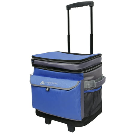 Ozark Trail 42 Can Rolling Cooler w/ Removable (Best Collapsible Cooler For Camping)