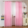 thumbnail image 1 of Cortina Opaca para ventana de Puerta de Estilo Coreano, decoracia para Baña, Sala de Estar, Rosa, Gris, 100 x 250 cm, Antialérgico, Resistente A Los Rayos UV,, 1 of 7