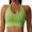 Green, variant on SEARCHI Sexy Sports Bra Women Push Padded Cutout Workout Yoga Bra Sports Bras Women High Support