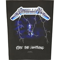 Metallica Men's Ride The Lightning Back Patch Black