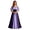 Purple, variant on Renaissance Dress Women Short Sleeve Cold Shoulder Underbust Corset Dresses Vintage Victorian Goth Halloween Maxi Dress