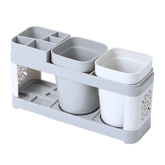ACDANC 2026 New Bathroom Accessory Set Toothbrush Holder,Toothbrush Holders for Bathrooms,Toothpaste Stand Storage Caddy Set for Adults for Bathroom, Bedroom, Guest Room, Dorm, Travel