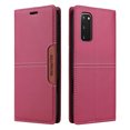 thumbnail image 4 of Compatible WIth Samsung Galaxy S20 FE Wallet Case,Magnetic Closure,Flip Folding Kickstand,With Card Slots,[RFID Blocking],With Shoulder Strap&Lanyard,PU Leather+TPU Shockproof Phone Case,Red, 4 of 9