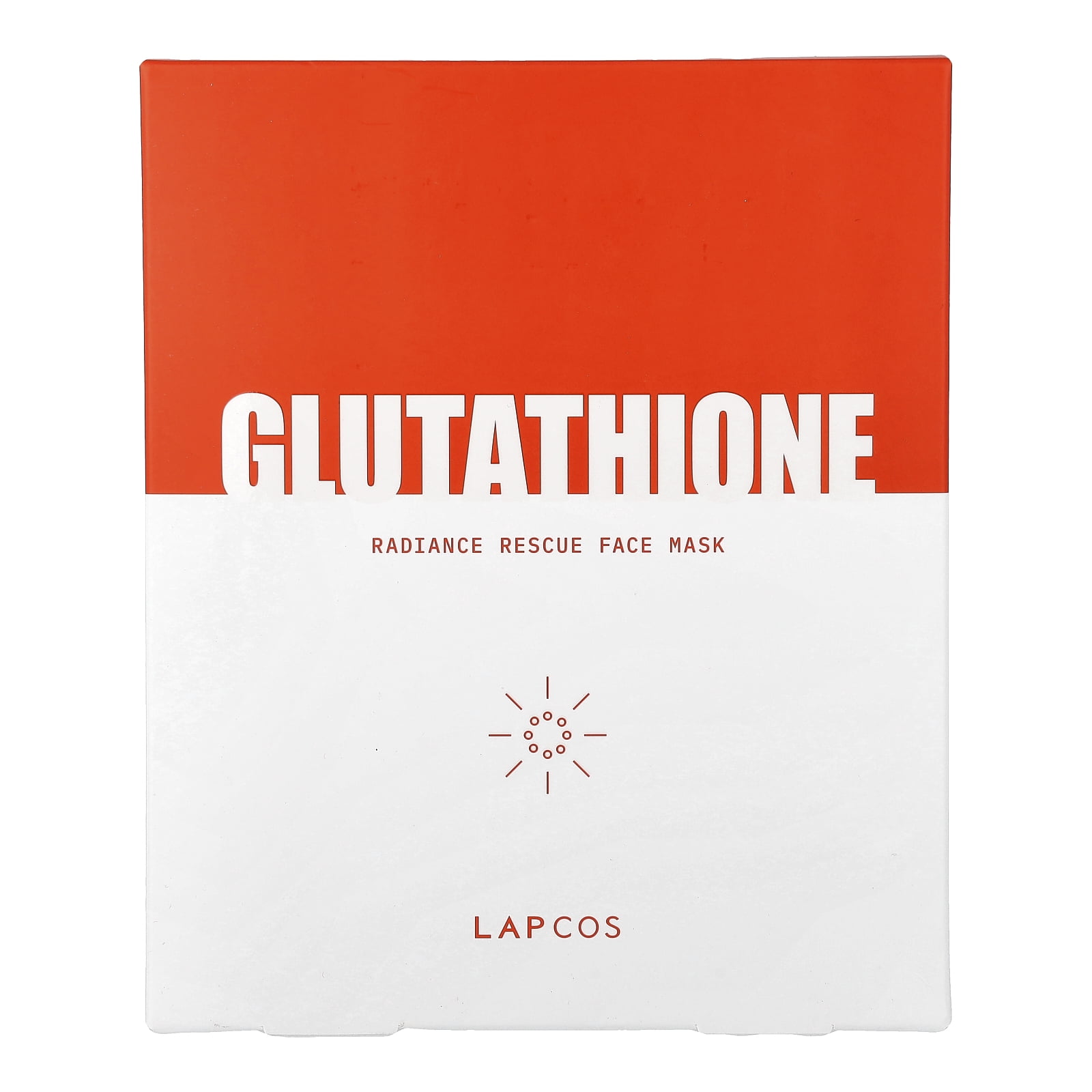 Lapcos Glutathione, Radiance Rescue Beauty Face Mask, 5 Sheets, 0.91 oz (26 g) Each
