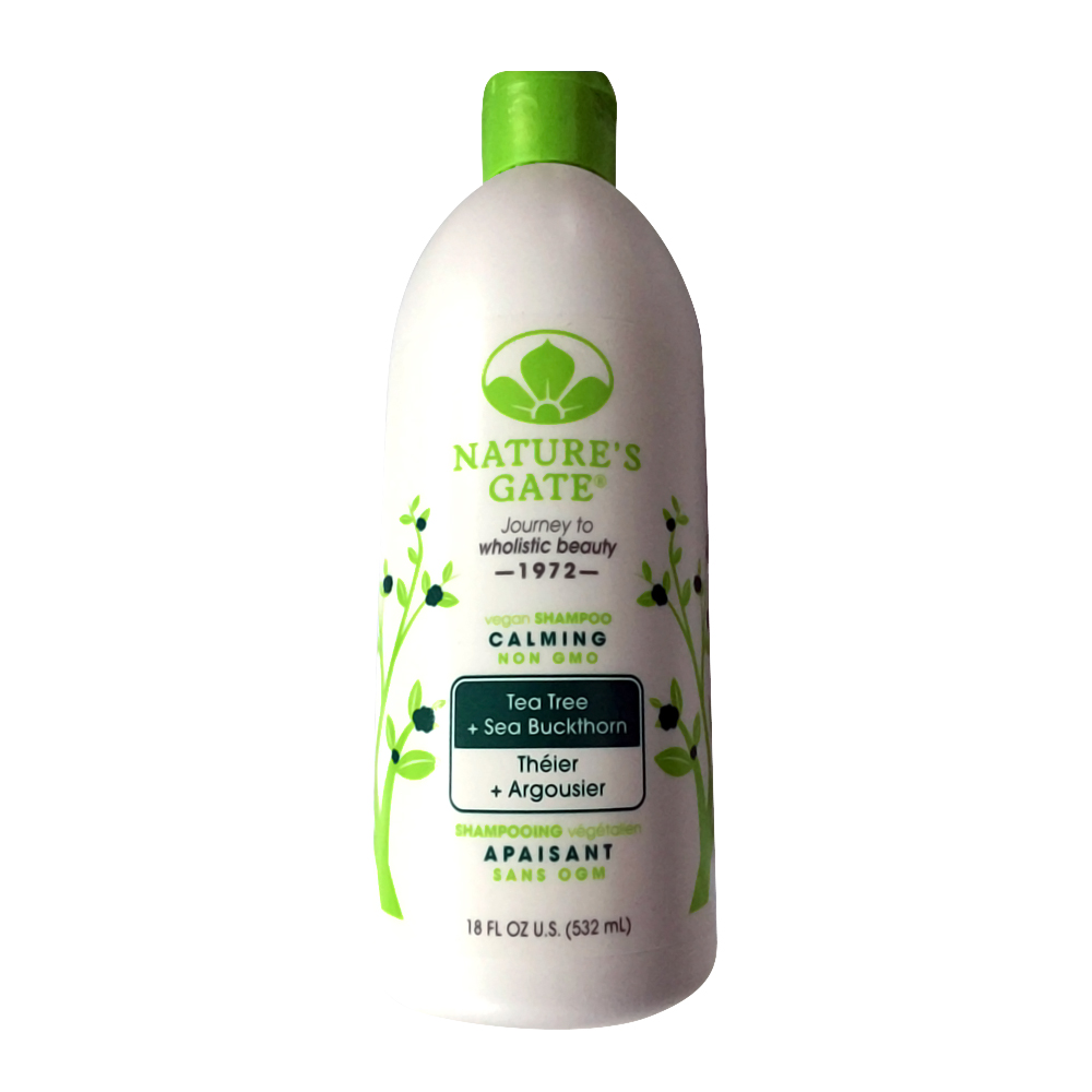 Natures Gate Tea Tree+Sea Buckthorn Calming Shampoo 18 Oz