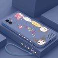 thumbnail image 3 of Hello kitty Cartoon Cute Phone Case For Samsung Galaxy S24 S23 S22 S21 S20 Ultra FE S10 4G S9 S10E Note 20 10 Plus With Lanyard, 3 of 5