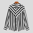thumbnail image 3 of INCERUN Tops 2024 Moda de estilo americano Nueva camisa de diseño de patrón de rayas para hombres Blusa informal de manga larga para hombre S-5XL, 3 of 5