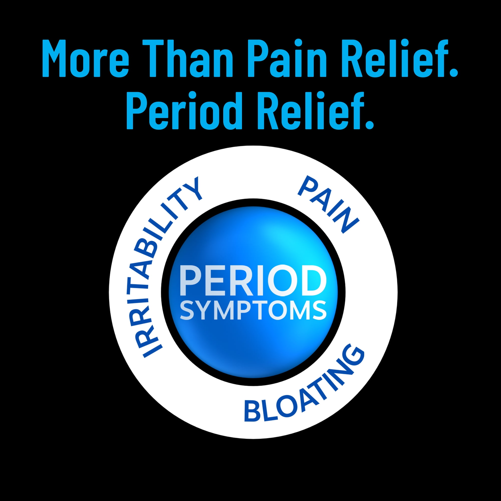 Pamprin Maximum Strength Multi-Symptom Menstrual Pain Relief, 20 ct