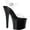 Clear/Black, variant on Women's Pleaser Radiant 708 Platform Sandal