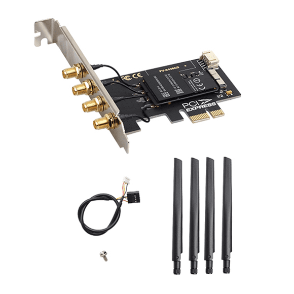 BCM94360CD Hackintosh PCIE Wireless Adapter 1750Mbps, Dual Band 2.4G/5GHz, Bluetooth 4.0, Airdrop Handoff Support