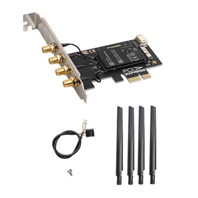 BCM94360CD Hackintosh PCIE Wireless Adapter 1750Mbps, Dual Band 2.4G/5GHz, Bluetooth 4.0, Airdrop Handoff Support