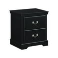 thumbnail image 3 of Cterwk 2 Drawers Nightstand Bedside Table for Living Room, Bedroom, Black, 3 of 7