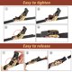 thumbnail image 5 of Masterwise Correa de trinquete sin fin, correas de trinquete negras, correas de amarre resistentes, correa simple de 1 pulgada para motocicletas, remolques, kayak, portaequipajes de carga (1 pulgada x, 5 of 5
