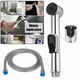 thumbnail image 1 of Hand Held Douche Spray Set ABS Hygienic Toilet Shower Head Hose Bidet Bracket WC Bathroom Water Valve Hose Holder, 1 of 10