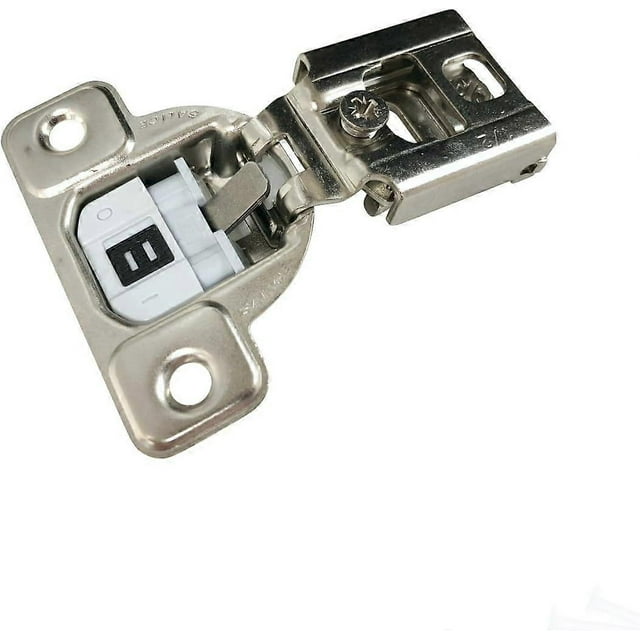 106 Degree CU Silentia 1/2" Overlay Screw On Soft Close Cabinet Hinge with 2 Cam