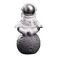 thumbnail image 1 of Estatua de astronauta, figura decorativa para habitación de niños, escultura en miniatura de astronauta, espacio exterior, juguetes educativos de aprendizaje preescolar Plata 9.5x8x15.5CM, 1 of 9