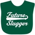 thumbnail image 3 of Inktastic Baseball Future Slugger Boys or Girls Baby Bib, 3 of 4